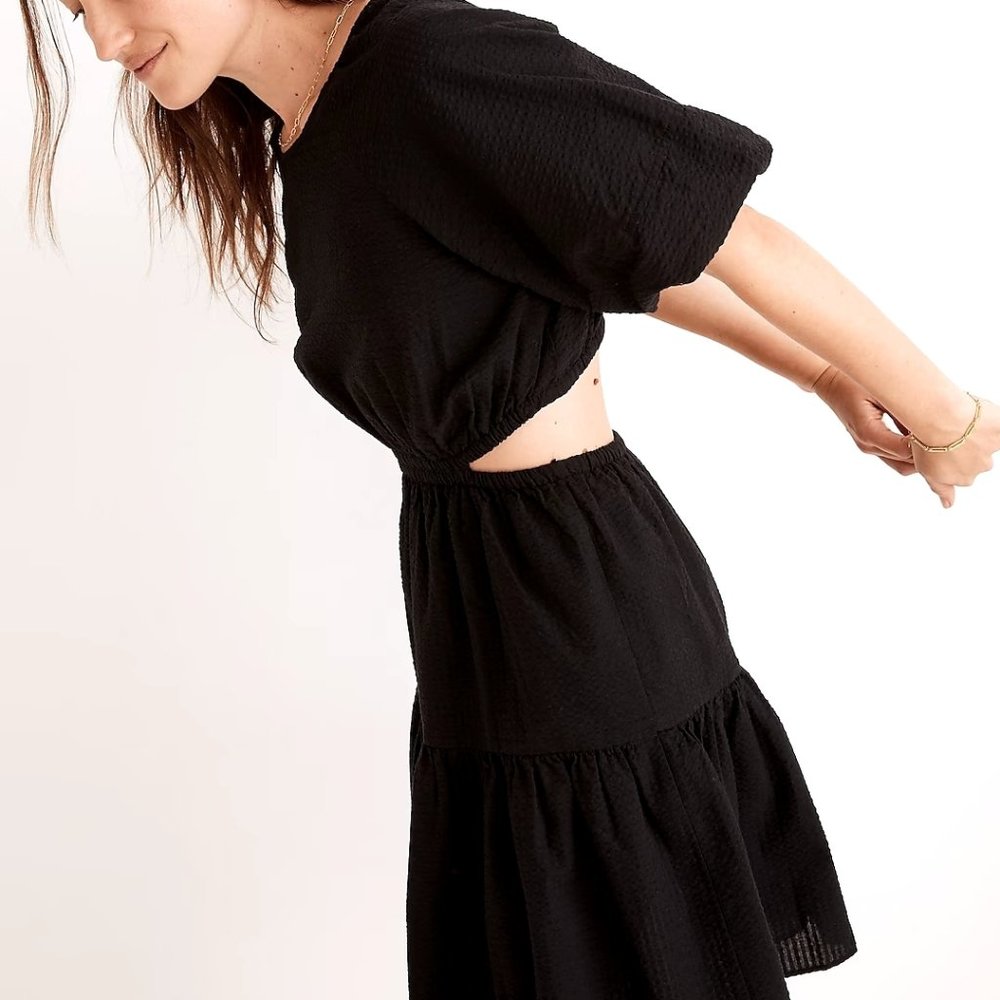 NEW WITH TAGS MADEWELL BLACK MINI DRESS